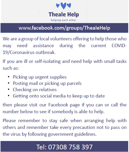 Theale Help Poster
