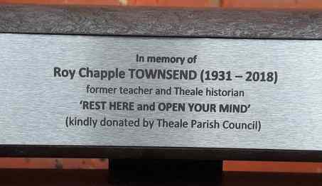 New bench in memory of Roy Townsend